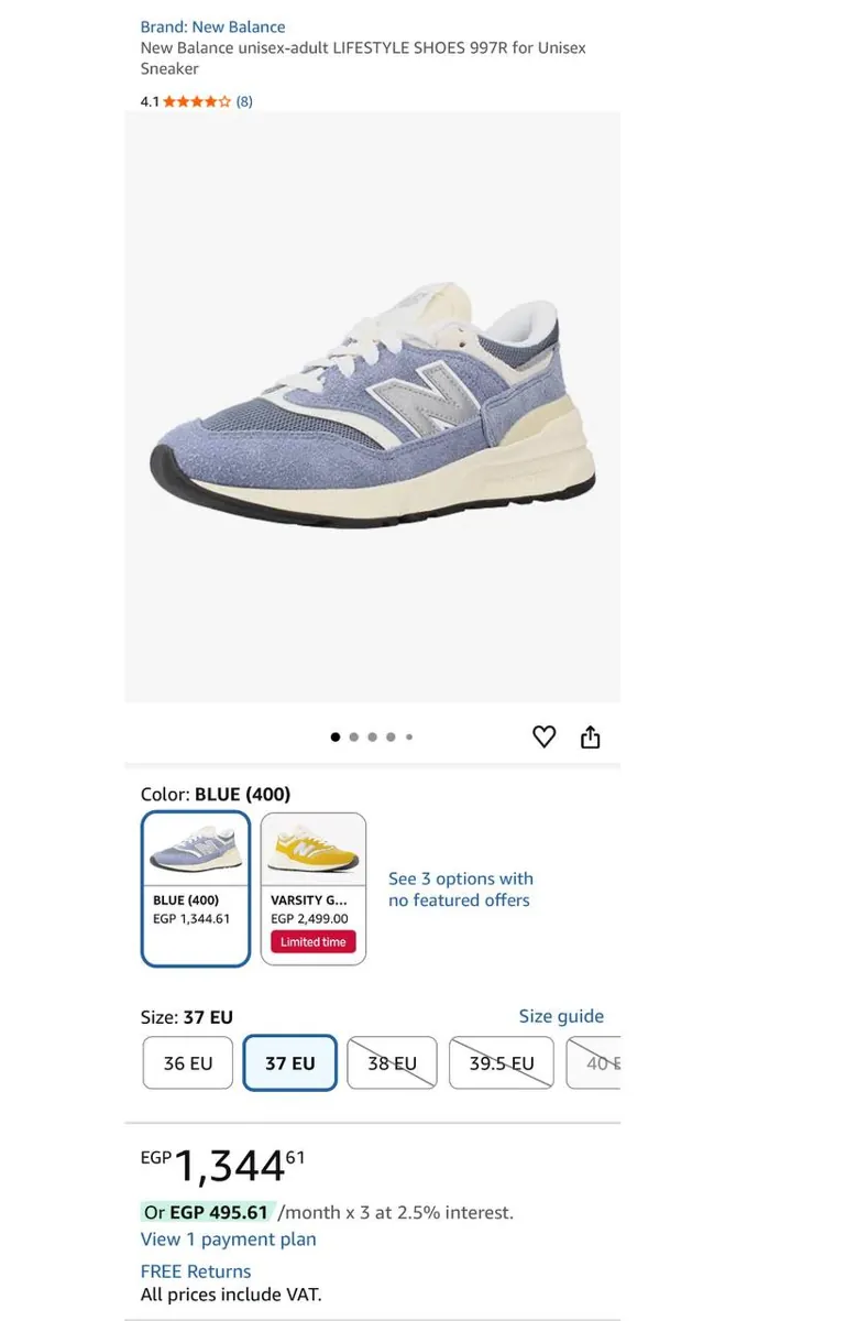 صورة 🔥 عرض على New Balance 997R Unisex 👟💙