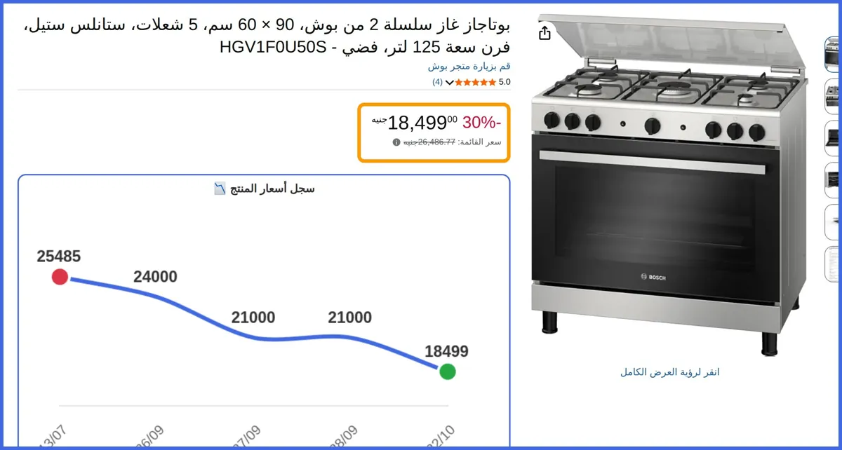 صورة 🛍️ بوتاجاز غاز سلسلة 2 من بوش