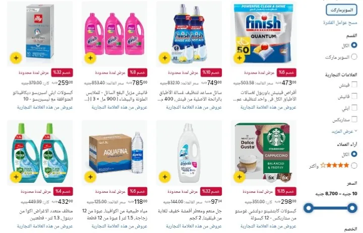 صورة تجميعة أهم عروض السوبر ماركت مع الخصومات الإضافية