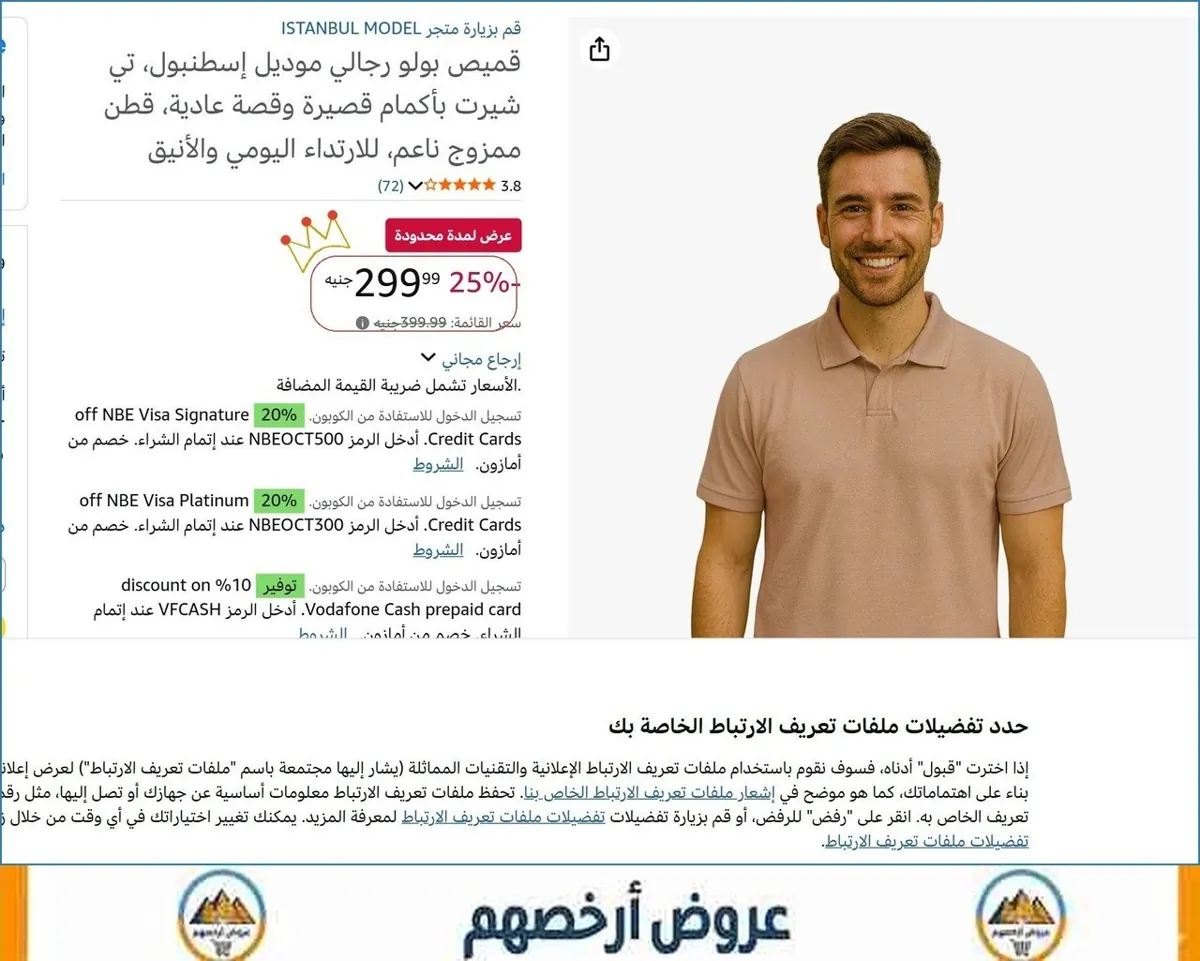 صورة قميص بولو رجالي موديل إسطنبول، تي شيرت بأكمام قصيرة وقصة عادية، قطن ممزوج ناعم، للارتداء اليومي والأنيق